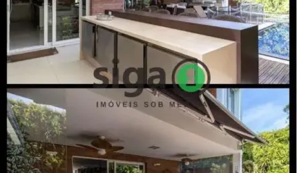 Casa em Condomínio de alto padrão no  Brooklin Paulista com 4 suites Semi mobiliado