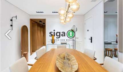 Apartamento 3 quartos, 3 suítes, 128m²,  Vila Andrade