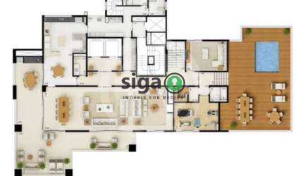 Apartamento Venda 04 quartos no Condomínio Sophistic Campo Belo