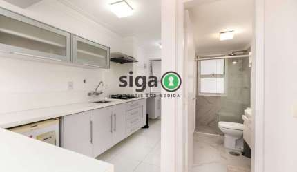 Apartamento com 1 quarto, 1 banheiro e 1 vaga, com 45m²