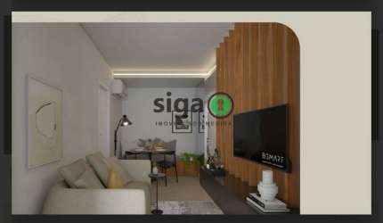 Apartamento Residencial em Jardim América à Venda, Mobiliado 1 suite sem vaga com 38,92m²
