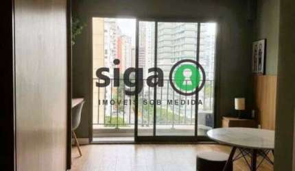 Apartamento 1 Quarto, 38m²  á  venda Vila Nova Conceição