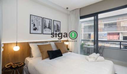 STÚDIO MOBILIADO À VENDA NO PARAISO-INVESTIDOR