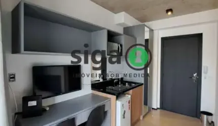 STUDIO MOBILIADO E DECORADO NA BELA VISTA