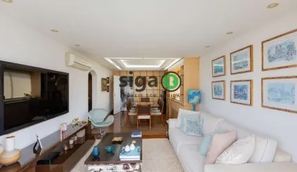 APARTAMENTO MOBILIADO COM 3 DORMITORIOS PARA LOCAÇÃO PROXIMO A IGREJA DE MOEMA