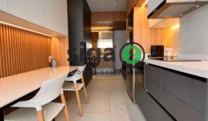 Apartamento Alto Padrão com 38m²,1 Dormitório , 2 vagas - Infraestrutura Completa!