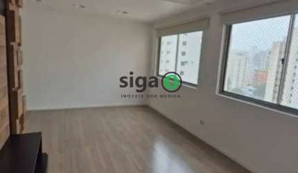 Apto para locação em Moema, com 120m², 3 quartos sendo 1 suite, Sem Mobilia, 1 vaga