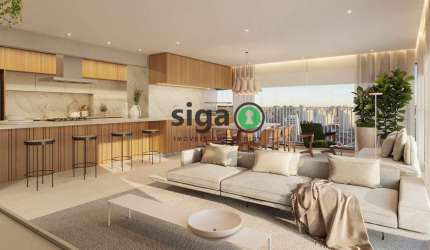 Apartamento à Venda no Campo Belo ? 131m² ou 136m², 3 Dormitórios, 2 Vagas, varanda Gourmet e Lazer