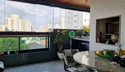 Apartamento 156m² | 3 Suítes + 3 Vagas + Varanda Gourmet | 50m do Metrô Praça da Árvore . Mirandópol
