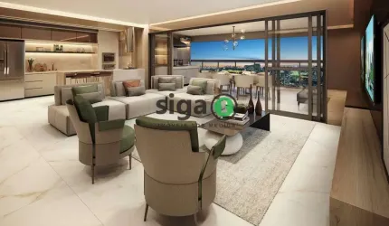Apartamento de 180m² com 3 vagas no Brooklin com Lazer de Clube e a 200 metros do Metrô