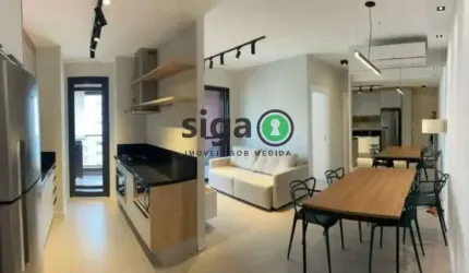 Apto para Locação com 72m², 2 quartos, sendo 1 suite, Mobiliado em Pinheiros