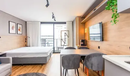 Apartamento com 1 quarto para alugar na Rua Doutor Pedrosa, 313, Batel, Curitiba por R$ 3.000
