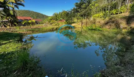 Chácara com Lagoa com Peixes e Terreno de 3.680m² à venda em Tijucas/SC