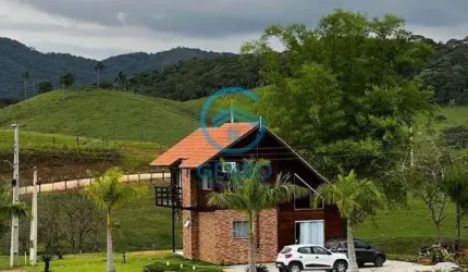 Chácara Mobiliada em Condomínio Rural e Terreno de 1.300m² à venda em Canelinha/SC
