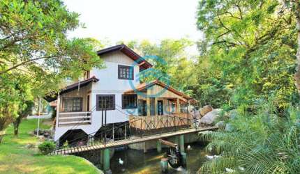Chácara em Meio a Natureza com Lagoa, Cachoeira e Terreno de 8.000m² à venda em Canelinha/SC