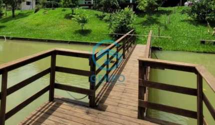 Chácara em Meio a Natureza com Lagoa e Terreno de 1.300m² à venda em Santo Amaro da Imperatriz/SC