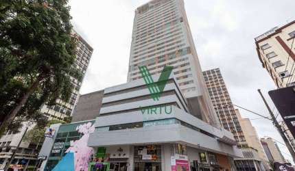 Apartamento com 1 dormitório para alugar, 45 m² por R$ 2.560,00/mês - Centro - Curitiba/PR
