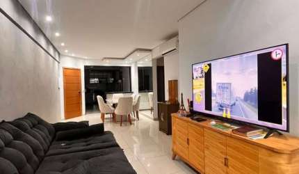 Apartamento Semimobiliado de 3 Quartos e 2 Suítes no Canto do Forte.