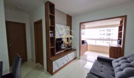 Apartamento aviação Praia Grande 2 quartos 1 suíte 2 vagas vista mar
