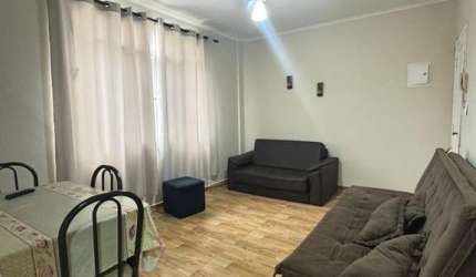 Apartamento canto do forte Praia Grande 1 dormitório vista mar lindo espaçoso