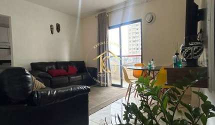 Apartamento Ocian Praia Grande 2 dormitórios 1 suíte.