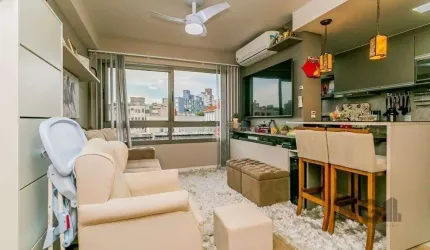 Excelente apartamento de 58m² com 02 dormitórios e 1 vaga de garagem.
