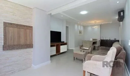 Excelente apartamento de 109,37m² com 3 dormitórios e 1 vaga de garagem.