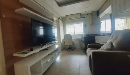 Apartamento mobiliado no Residence Suite Service em Porto Alegre, RS.