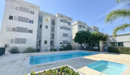 Apartamento com 02 quartos e 01 vaga escriturada no Bairro Lomba do Pinheiro