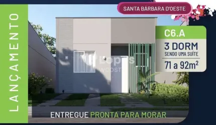 Casa térrea com 3 dorms, Jardim dos Manacás II, SBO