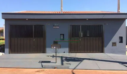 Casa com 2 dormitórios para alugar, 95 m² por R$ 1.460,00/mês - Jardim Aliança - Cravinhos/SP