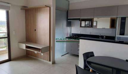 Apartamento com 1 dormitório para alugar, 46 m² por R$ 3.260,00/mês - Residencial Flórida - Ribeirão Preto/SP