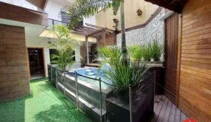 Casa com 400m2 no Jd. Anália Franco com piscina , aceita negociação, terreno 8x34, 5 suítes, churrasqueira, área gourmet com forno, vagas de garagem