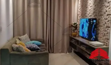Apartamento Vila Alpina Mobiliado com 2 quartos, sala 2 ambientes, 1 banheiro, 1 vaga, academia, espaço mulher, area gourmet e muito mais