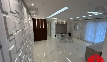 Apartamento mobiliado, 3 dormitórios, vago, 1 suite, 2 vagas, living com sala ampliada, Varanda gourmet fechada com vidro, lazer completo