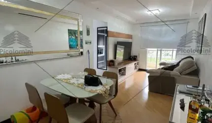 Apartamento na Vila Apina com 68 metros, 2 quartos, 1 suíte, sala 2 ambiente com varanda, móveis planejados, 2 banheiros, 1 vaga, piscina, academia