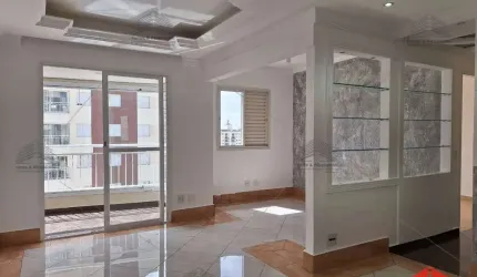 Apartamento à Venda no Tatuapé, São Paulo-SP, de 72m²: 3 quartos, 1 suíte, 2 vagas de garagem e andar alto.