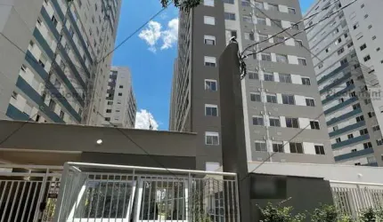Apartamento para locação e venda no Cambuci de 49m² com 2 quartos, sala 2 ambientes, cozinha americana, banheiro, área de serviço e vaga de garagem.