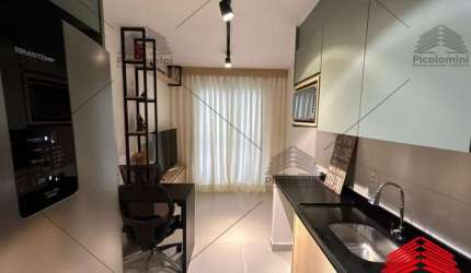 Apartamento a venda em Barra Funda, 1 quarto, varanda, cozinha americana, churrasqueira.
