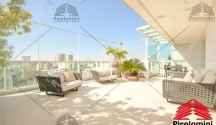 Cobertura Duplex a venda de 433m² na Aclimação, 4 quartos, 2 suítes, 6 banheiros, varanda, área gourmet, piscina privativa, área de serviço, 5 vagas