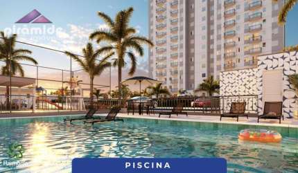 Apartamento com 2 dormitórios à venda, 45 m² por R$ 284.775,00 - Eugênio de Melo - São José dos Campos/SP