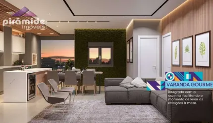 Apartamento com 2 dormitórios à venda, 61 m² por R$ 621.000,00 - Jardim Augusta - São José dos Campos/SP