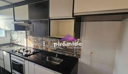 Apartamento com 2 dormitórios para alugar, 49 m² por R$ 2.175,00/mês - Vila Tesouro - São José dos Campos/SP