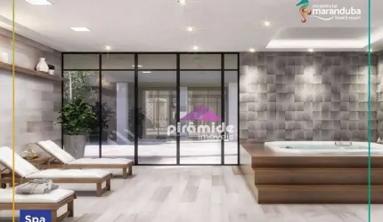 Cobertura com 2 dormitórios à venda, 130 m² por R$ 1.385.600,00 - Praia do Sapê - Ubatuba/SP