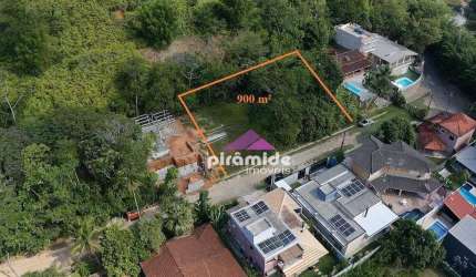Terreno à venda, 450 m² por R$ 550.000,00 - Martim de Sá - Caraguatatuba/SP