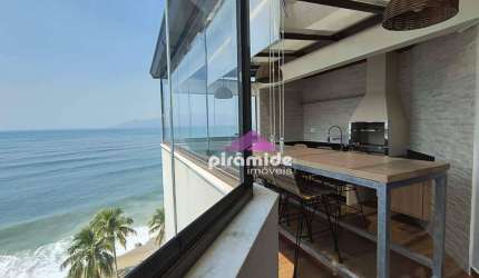 Apartamento Duplex com 3 dormitórios à venda, 133 m² por R$ 1.250.000,00 - Prainha - Caraguatatuba/SP