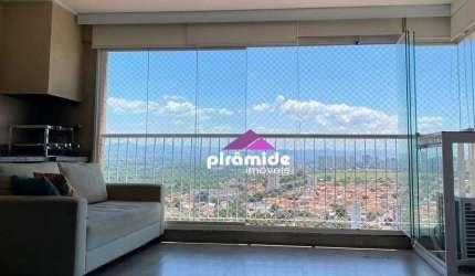 Apartamento com 2 dormitórios para alugar, 100 m² por R$ 6.163,26/mês - Jardim das Indústrias - São José dos Campos/SP