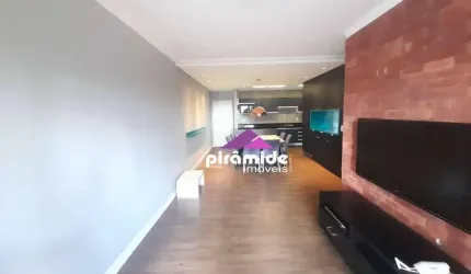 Apartamento com 3 dormitórios para alugar, 110 m² por R$ 6.815,45/mês - Jardim Aquarius - São José dos Campos/SP