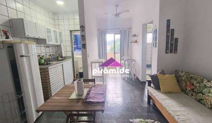 Apartamento com 1 dormitório à venda, 55 m² por R$ 268.000,00 - Praia da Maranduba - Ubatuba/SP