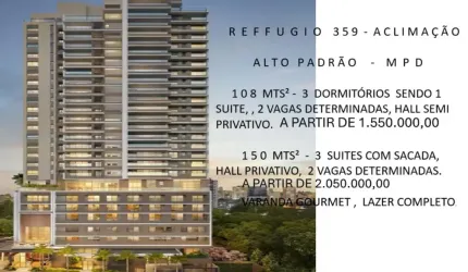 REFFUGIO 359 - ACLIMAÇÃO -  ALTISSIMO PADRÃO